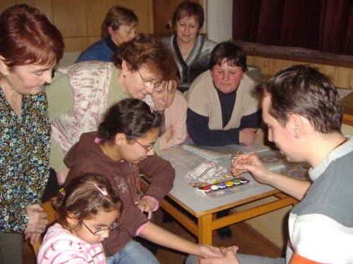 Klub dobré pohody - malujeme Slovácké ornamenty - 17.1.2008